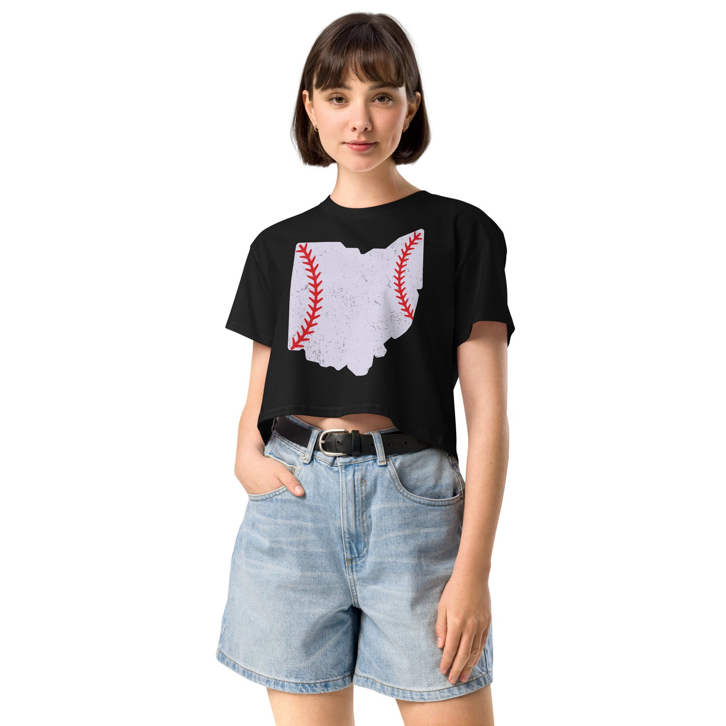 Ohio Cincinnati Baseball Women’s Crop Top