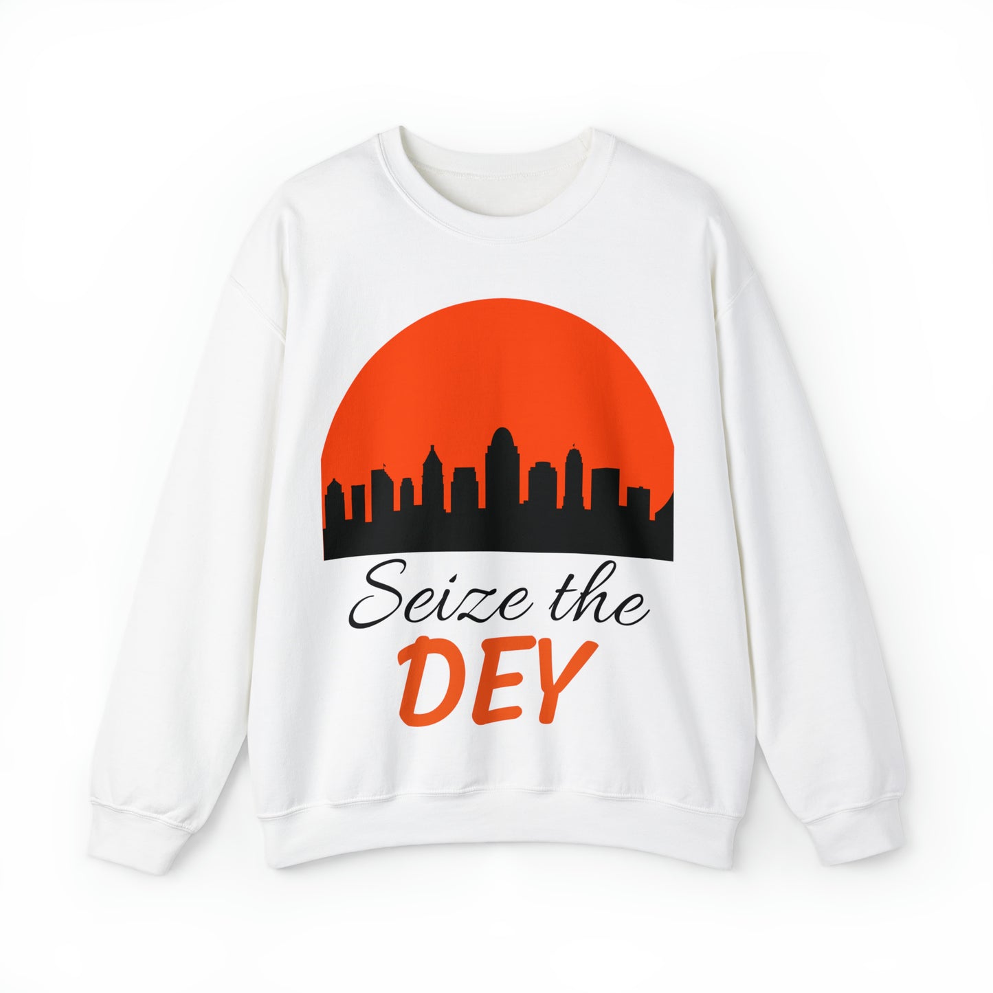 Seize the Dey Cincinnati Bengals Unisex Heavy Blend™ Crewneck Sweatshirt