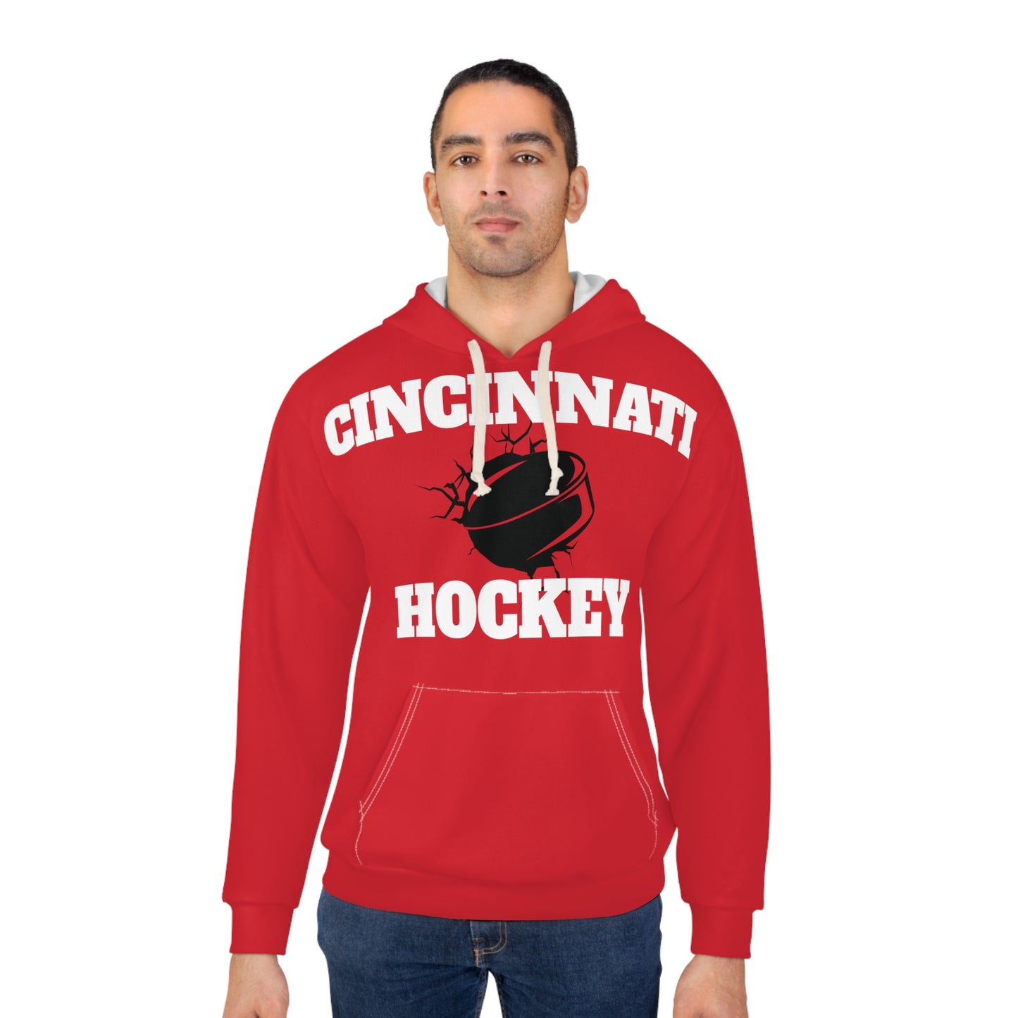 Cincinnati Hockey Unisex Pullover Hoodie