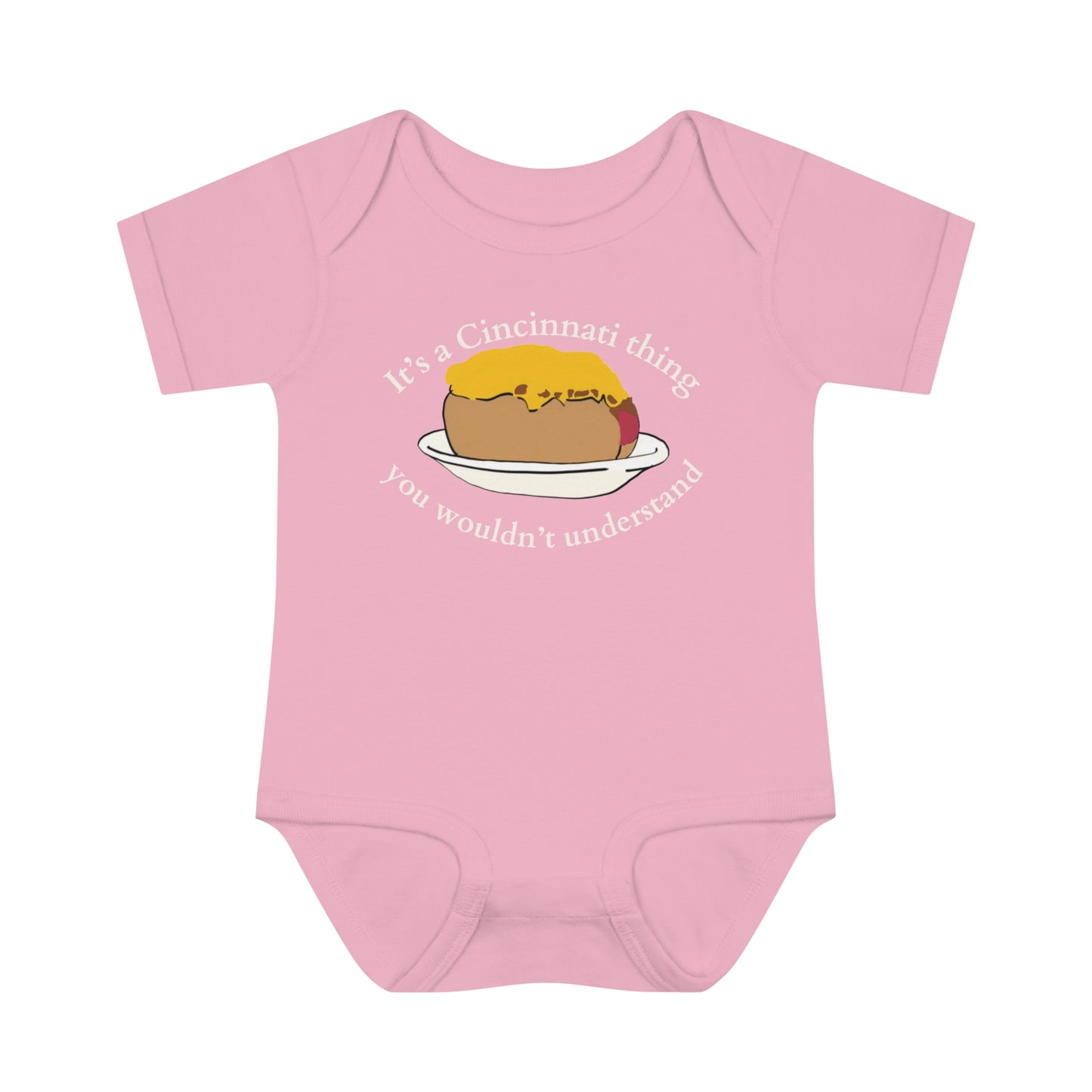 It's a Cincinnati Thing You Wouldn't Understand Cheese Coney Infant Baby Rib Bodysuit