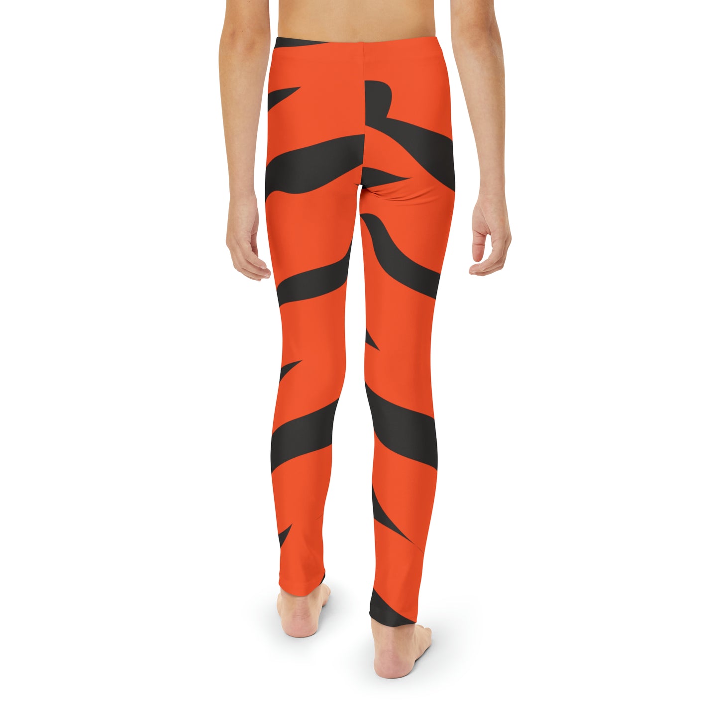 Cincinnati Tiger Stripe Youth Full-Length Leggings