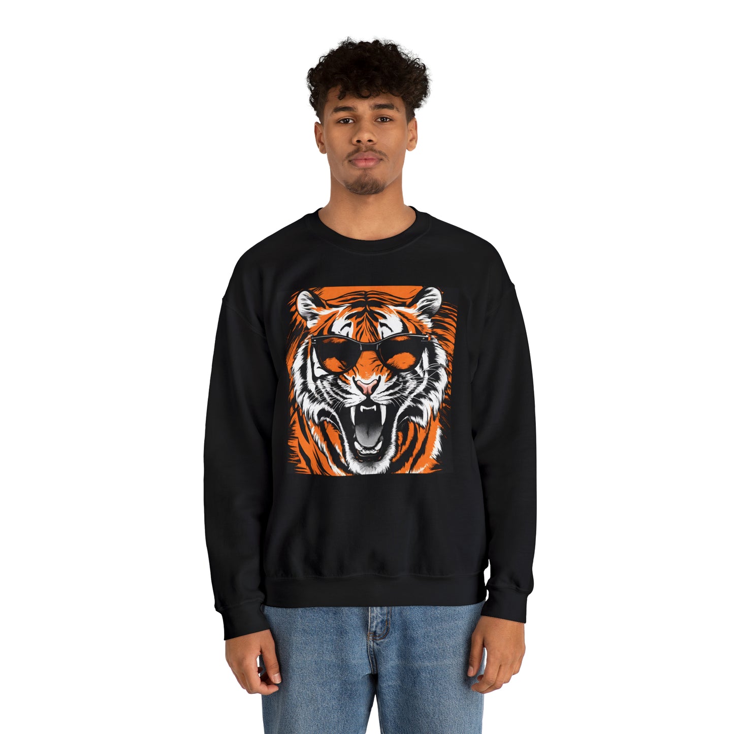 Cincinnati Tiger Sunglasses Cincinnati Bengals Unisex Heavy Blend™ Crewneck Sweatshirt