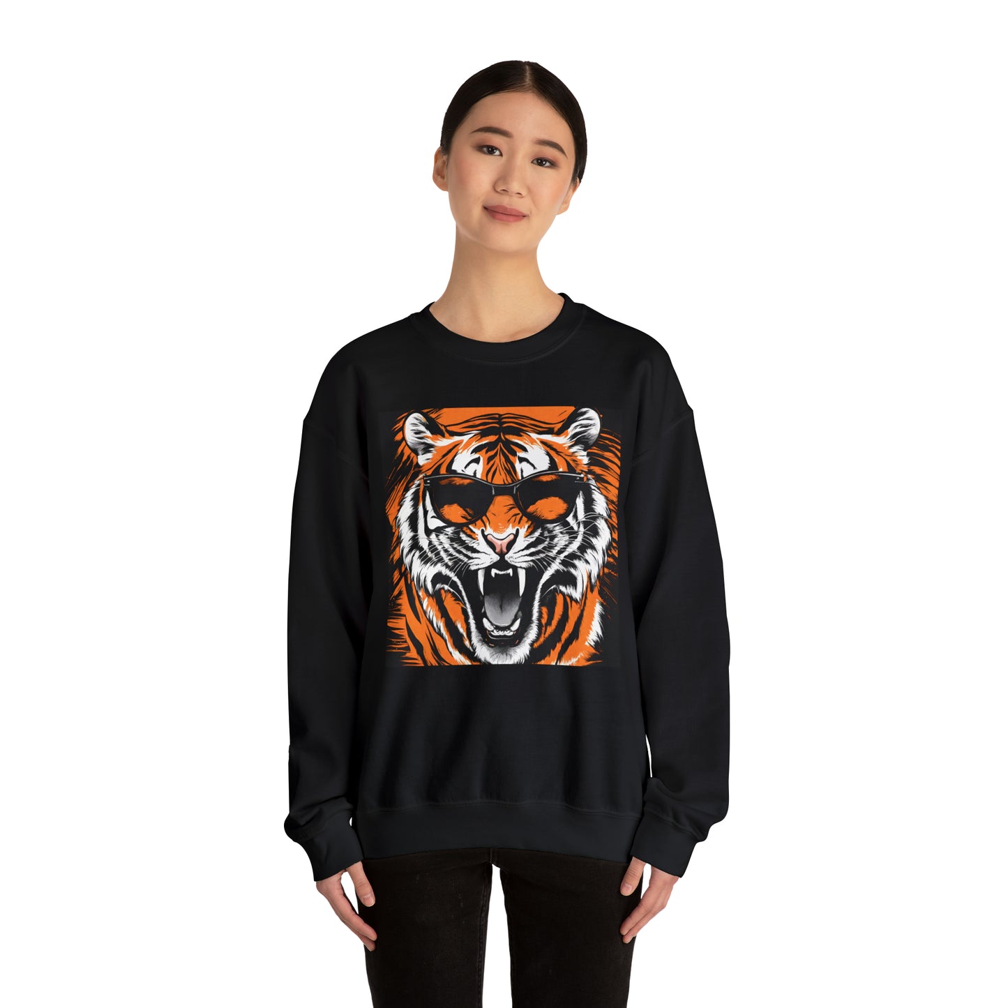 Cincinnati Tiger Sunglasses Cincinnati Bengals Unisex Heavy Blend™ Crewneck Sweatshirt