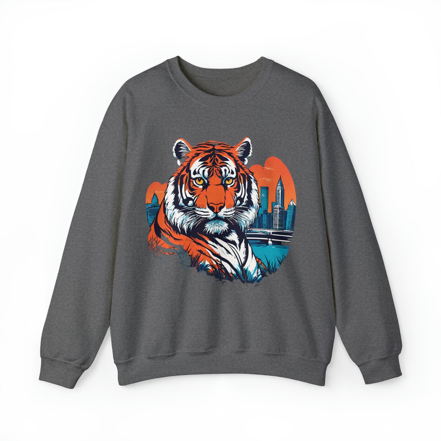 Cincinnati Vice Cincinnati Tiger Cincinnati Bengals Unisex Heavy Blend™ Crewneck Sweatshirt