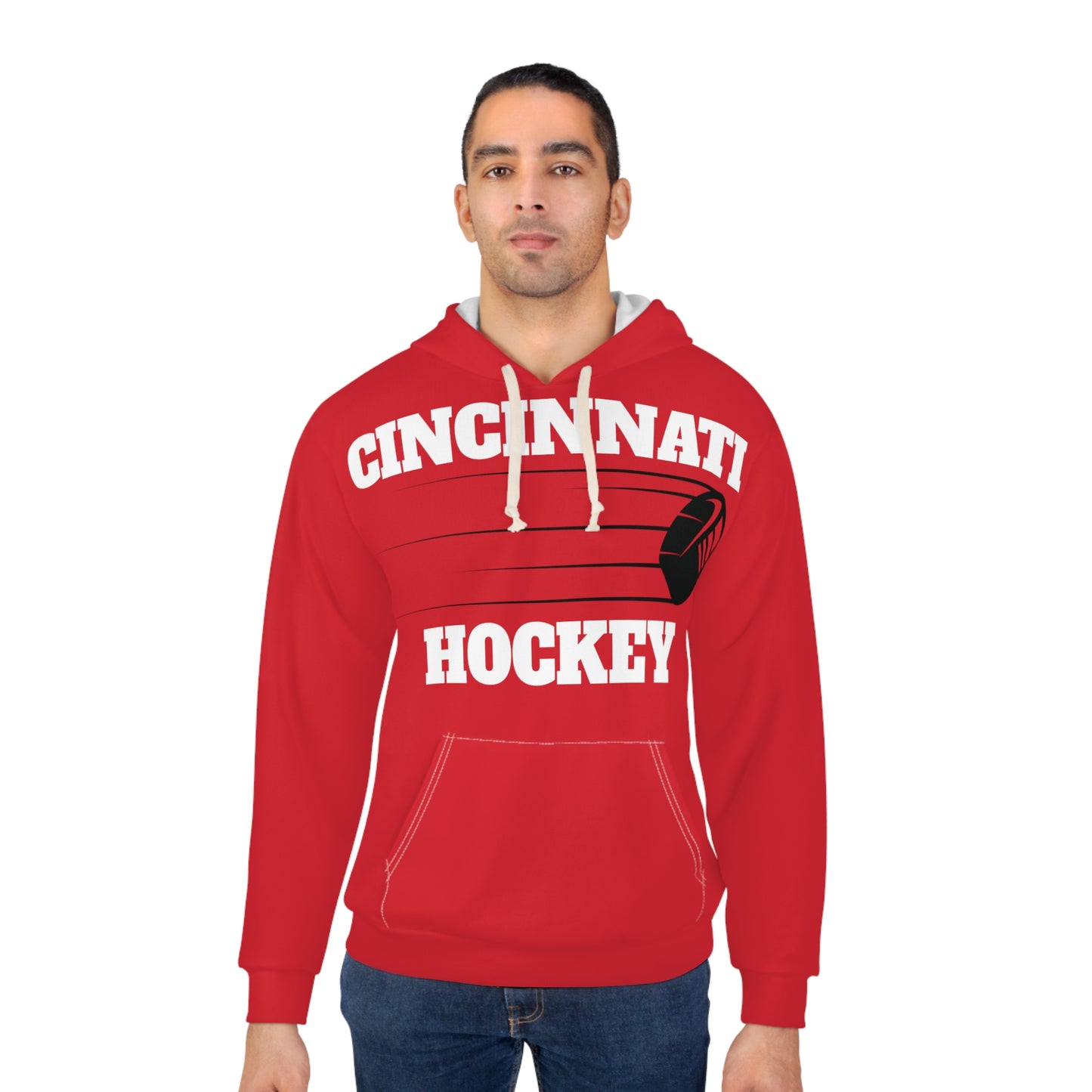 Cincinnati Hockey Unisex Pullover Hoodie