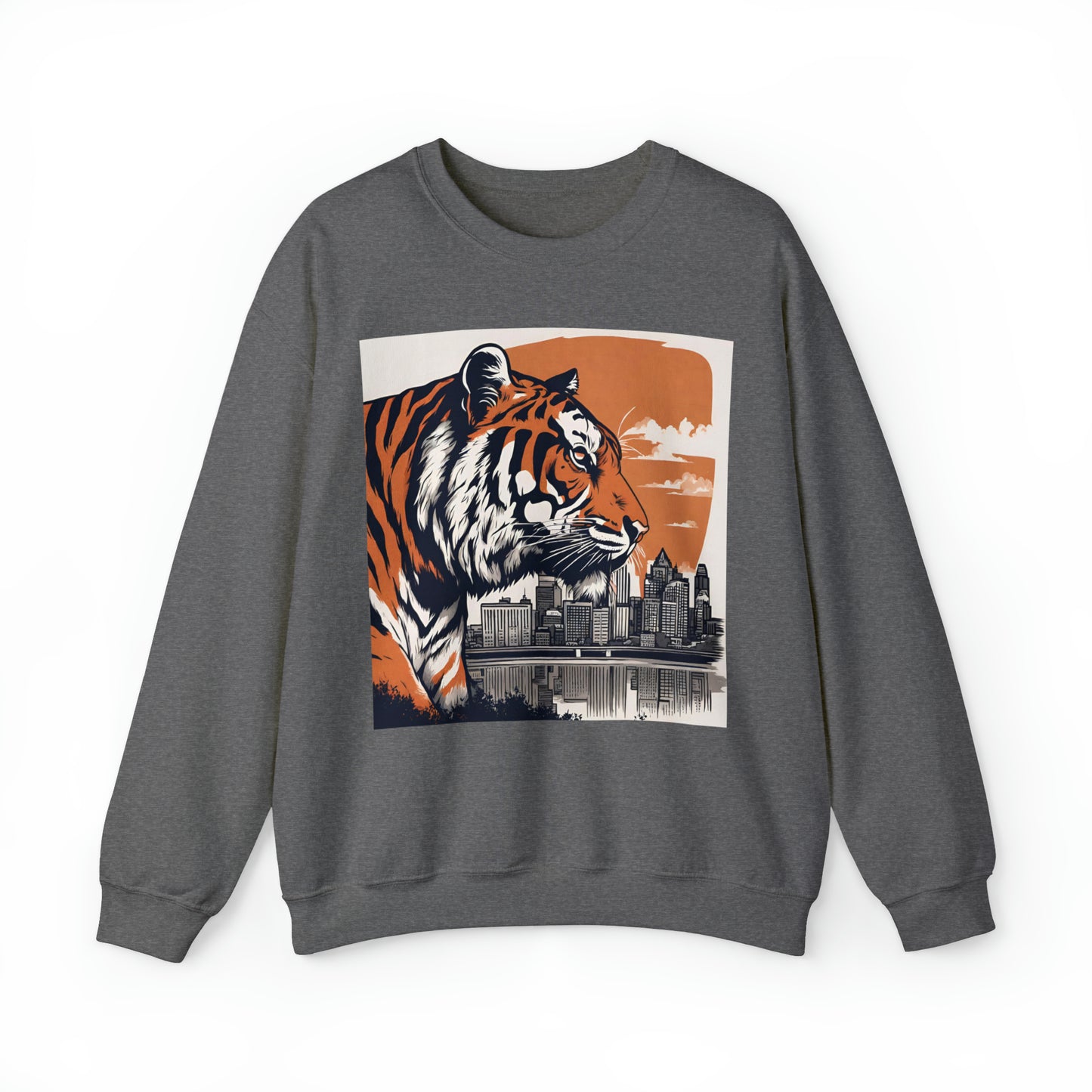 Cincinnati Tiger Cincinnati Bengals Unisex Heavy Blend™ Crewneck Sweatshirt