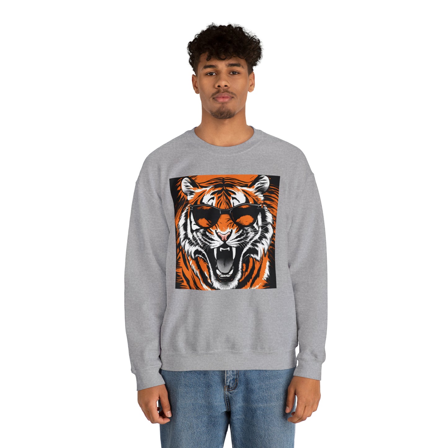 Cincinnati Tiger Sunglasses Cincinnati Bengals Unisex Heavy Blend™ Crewneck Sweatshirt