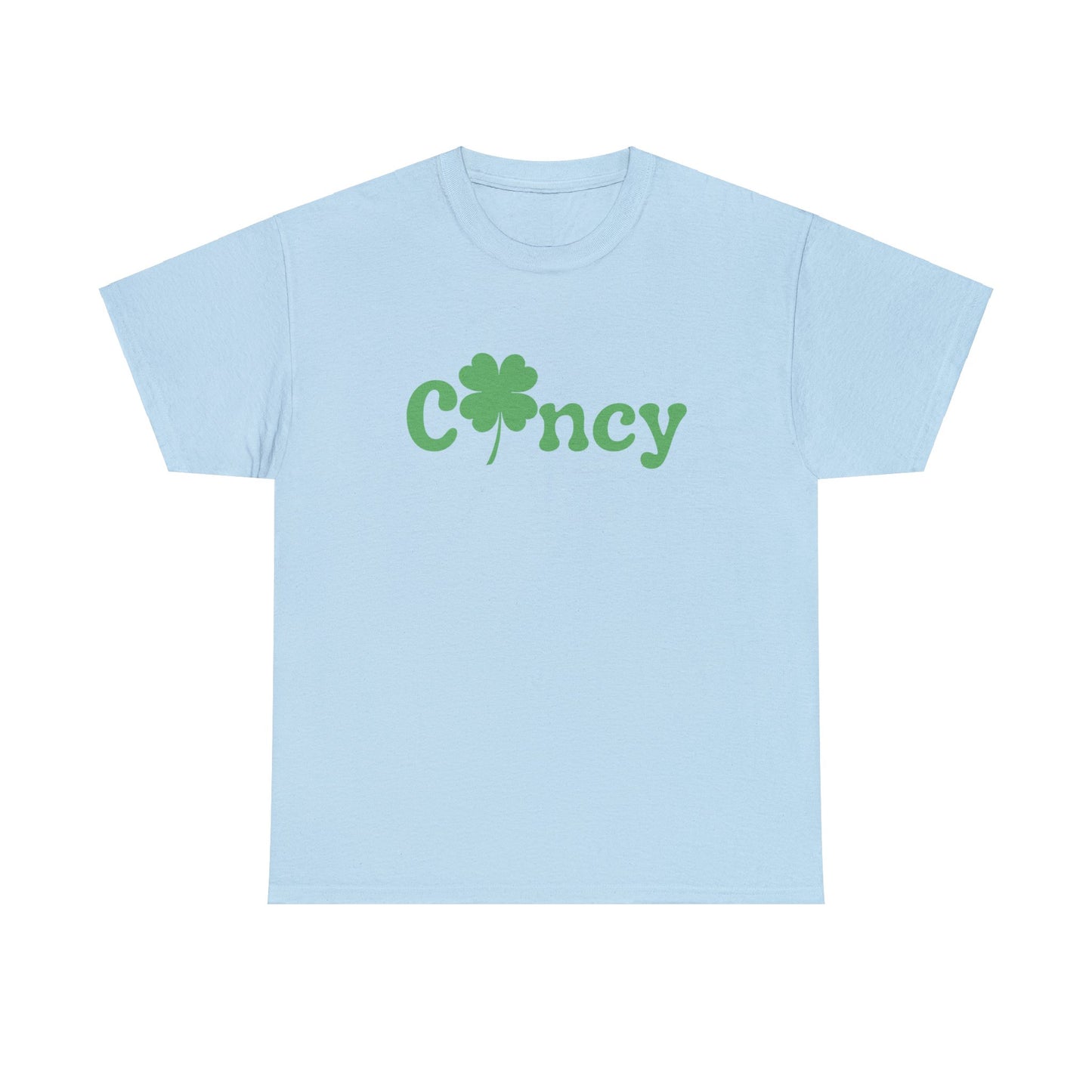 Cincinnati Cincy Clover St. Patrick's Day Unisex Heavy Cotton Tee