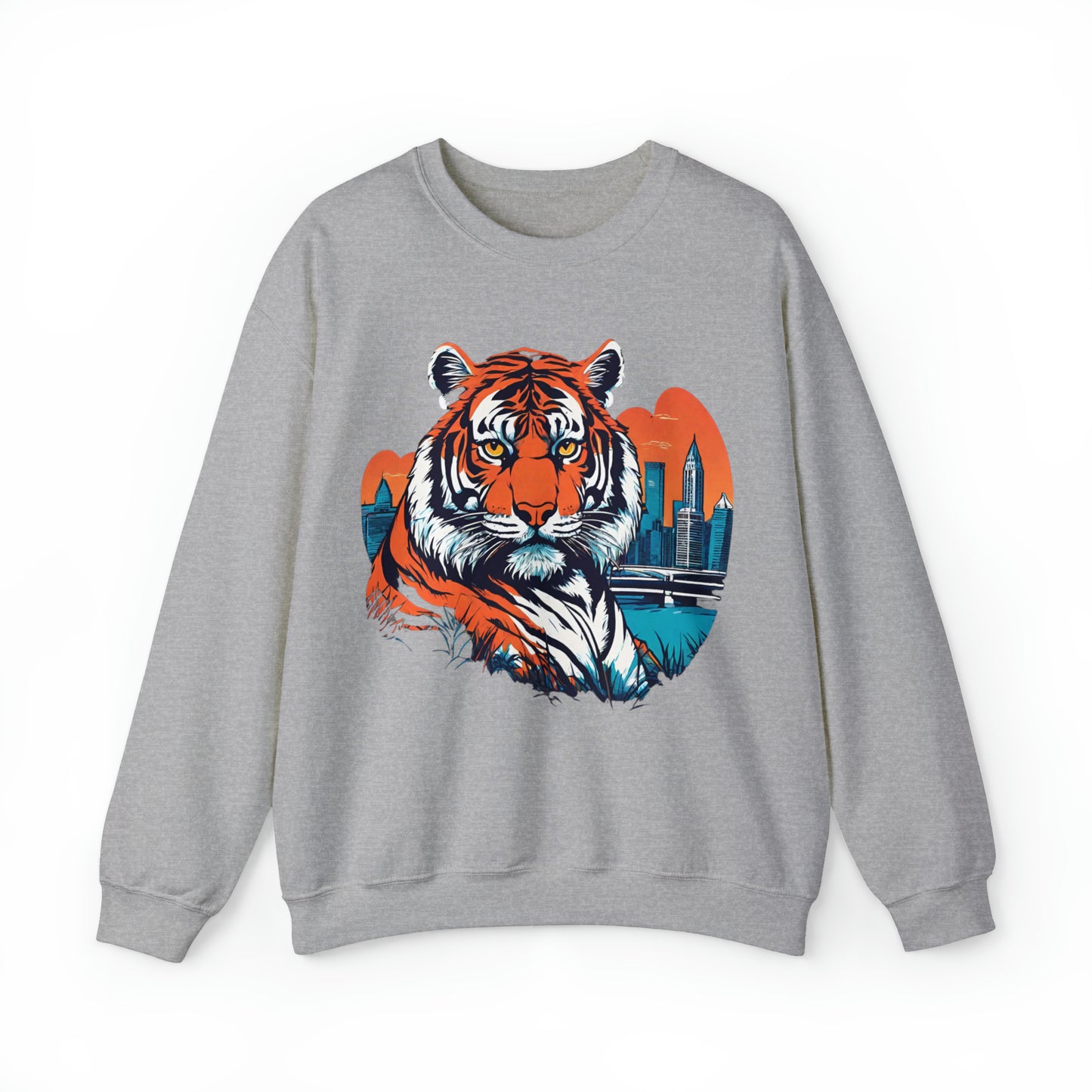 Cincinnati Vice Cincinnati Tiger Cincinnati Bengals Unisex Heavy Blend™ Crewneck Sweatshirt