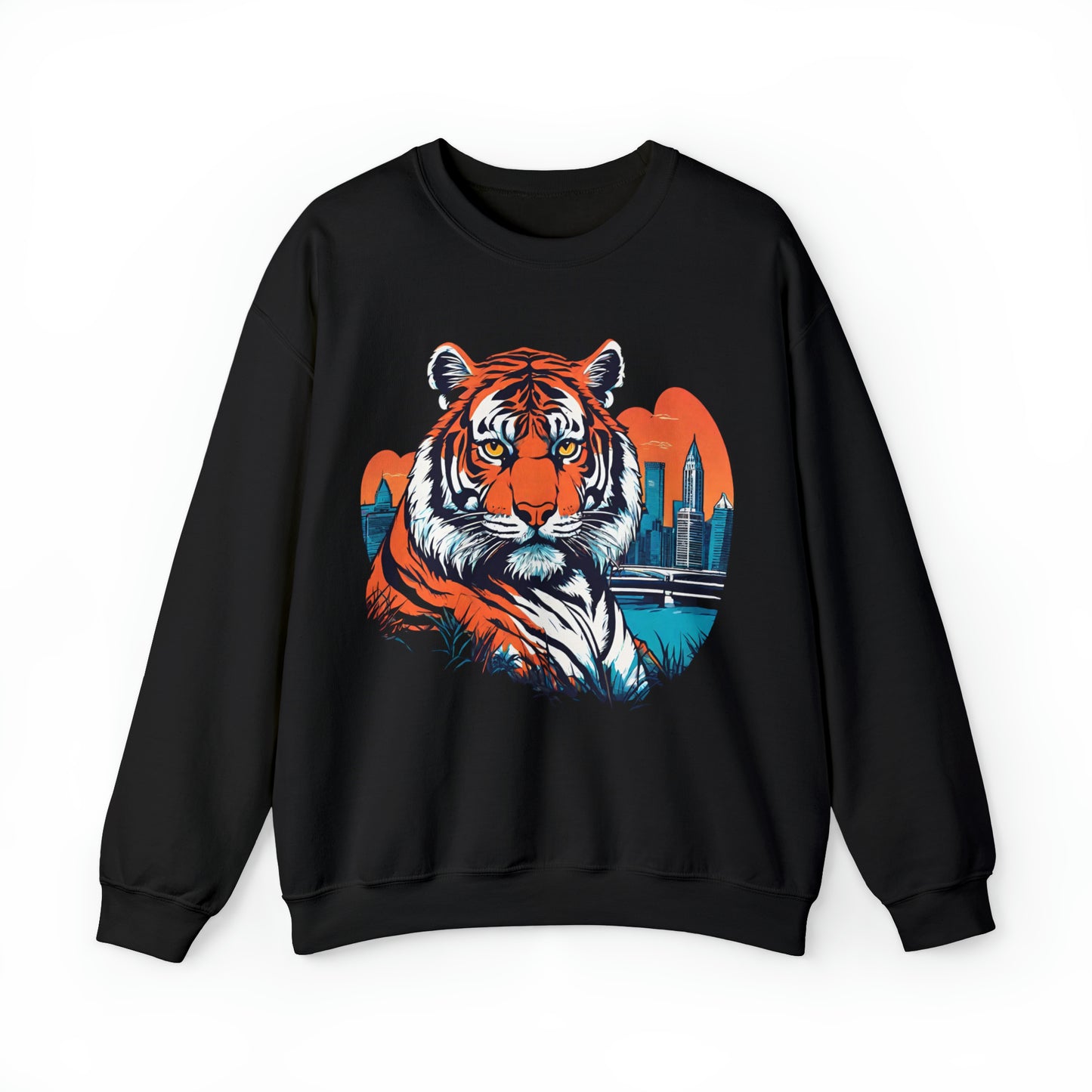 Cincinnati Vice Cincinnati Tiger Cincinnati Bengals Unisex Heavy Blend™ Crewneck Sweatshirt