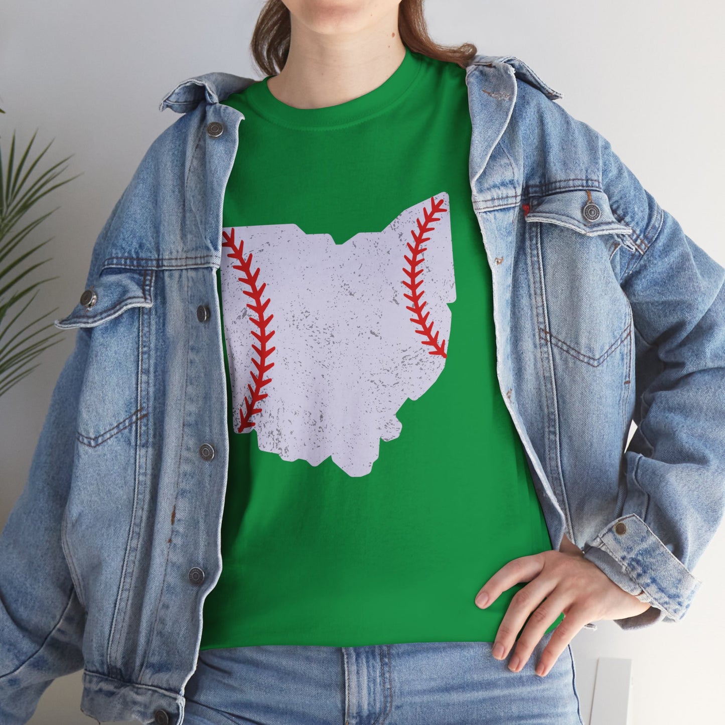 Ohio Baseball Unisex Heavy Cotton Tee