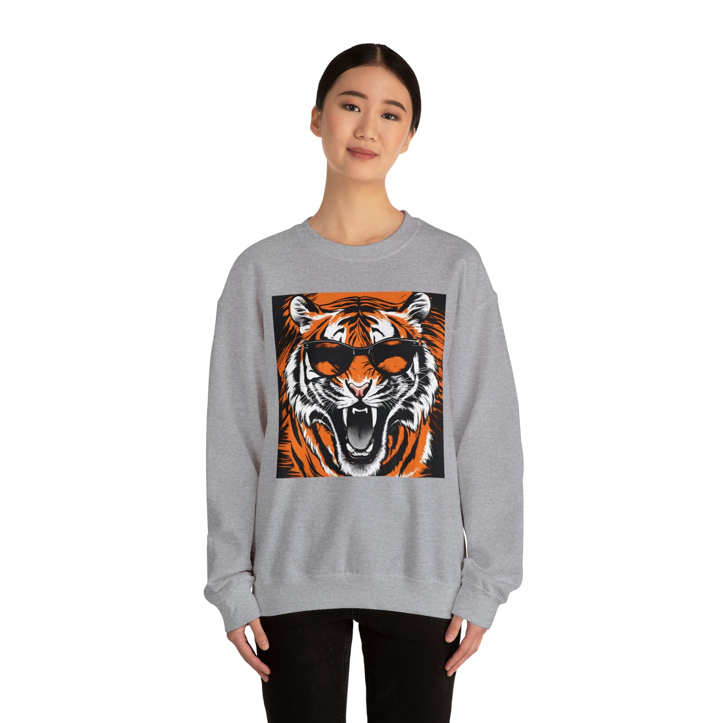 Cincinnati Tiger Sunglasses Cincinnati Bengals Unisex Heavy Blend™ Crewneck Sweatshirt