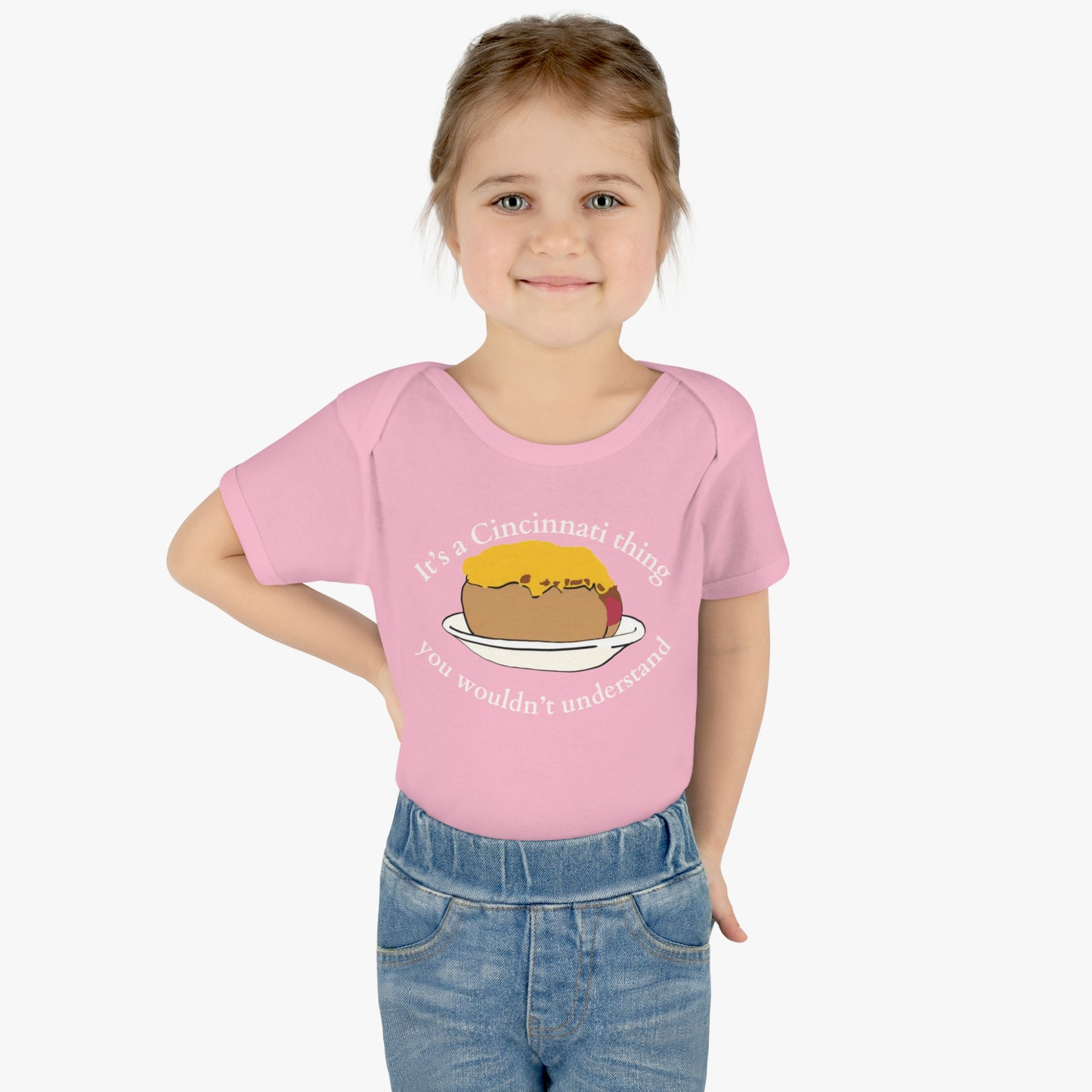 It's a Cincinnati Thing You Wouldn't Understand Cheese Coney Infant Baby Rib Bodysuit