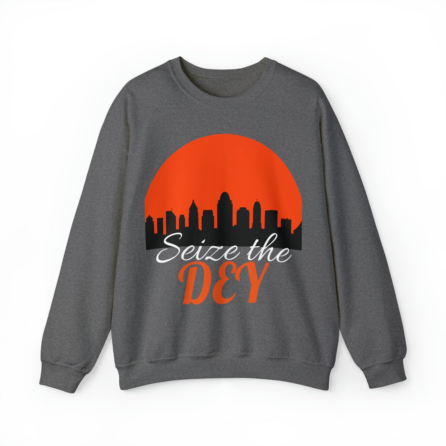 Seize the Dey Cincinnati Bengals Unisex Heavy Blend™ Crewneck Sweatshirt