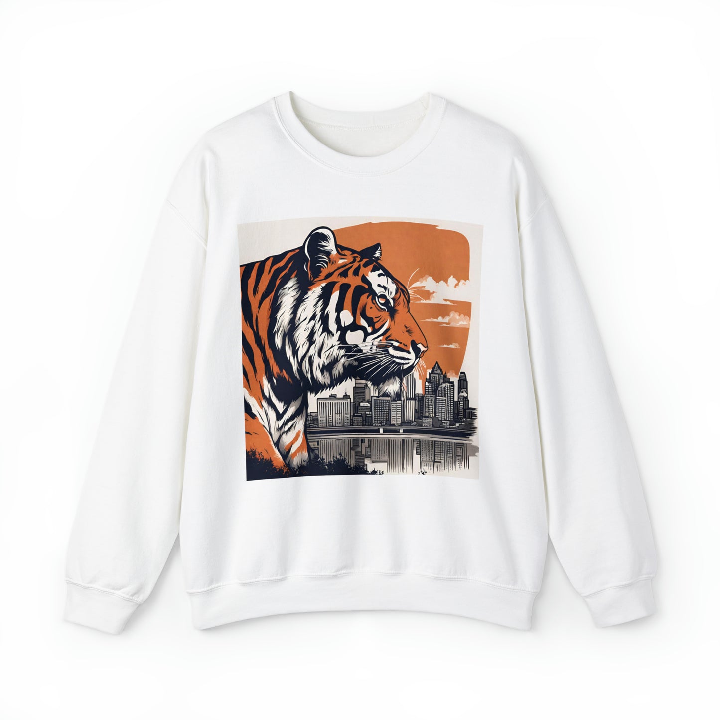 Cincinnati Tiger Cincinnati Bengals Unisex Heavy Blend™ Crewneck Sweatshirt