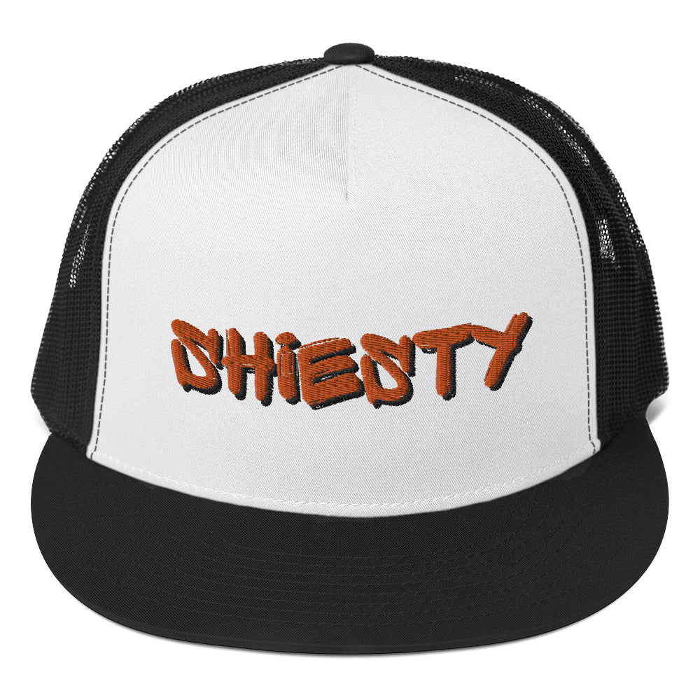 Shiesty Graffiti Joe Burrow Cincinnati Bengals Trucker Cap