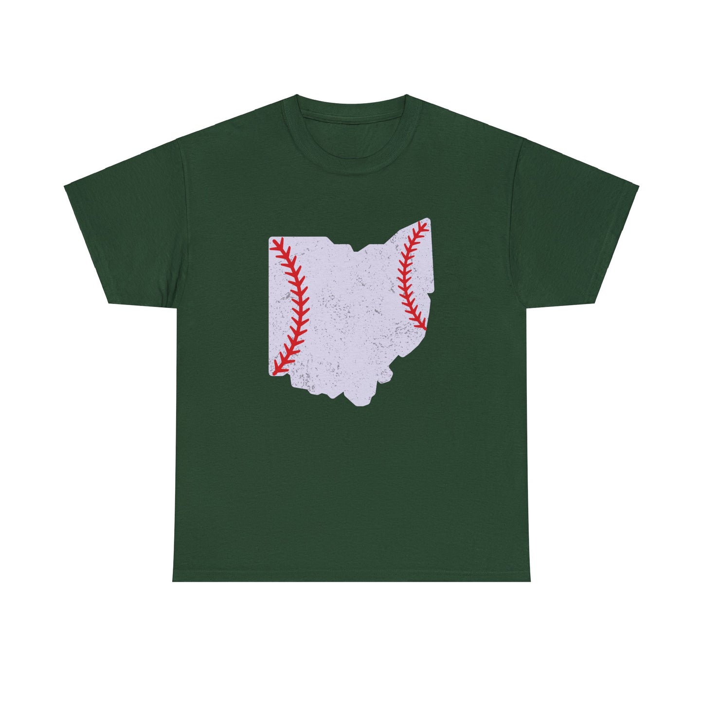 Ohio Baseball Unisex Heavy Cotton Tee