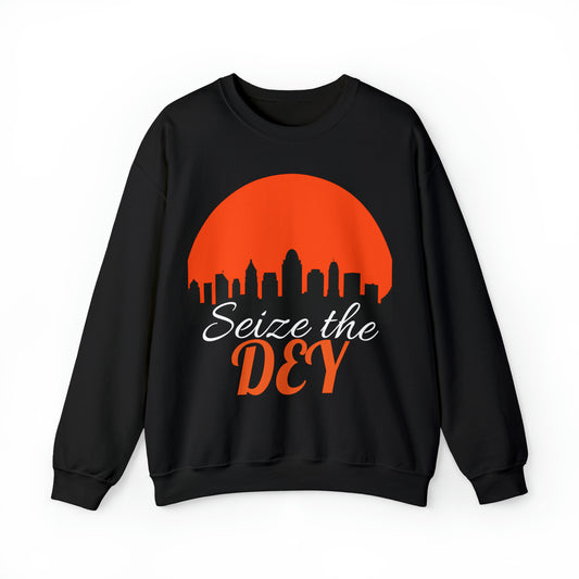 Seize the Dey Cincinnati Bengals Unisex Heavy Blend™ Crewneck Sweatshirt