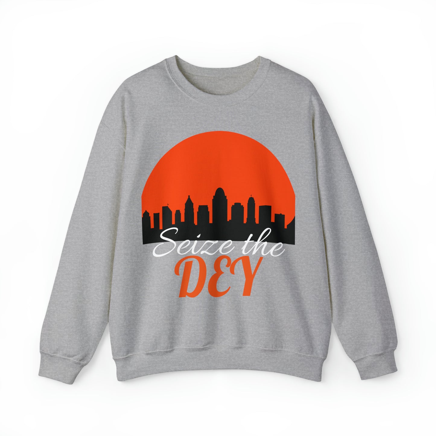 Seize the Dey Cincinnati Bengals Unisex Heavy Blend™ Crewneck Sweatshirt