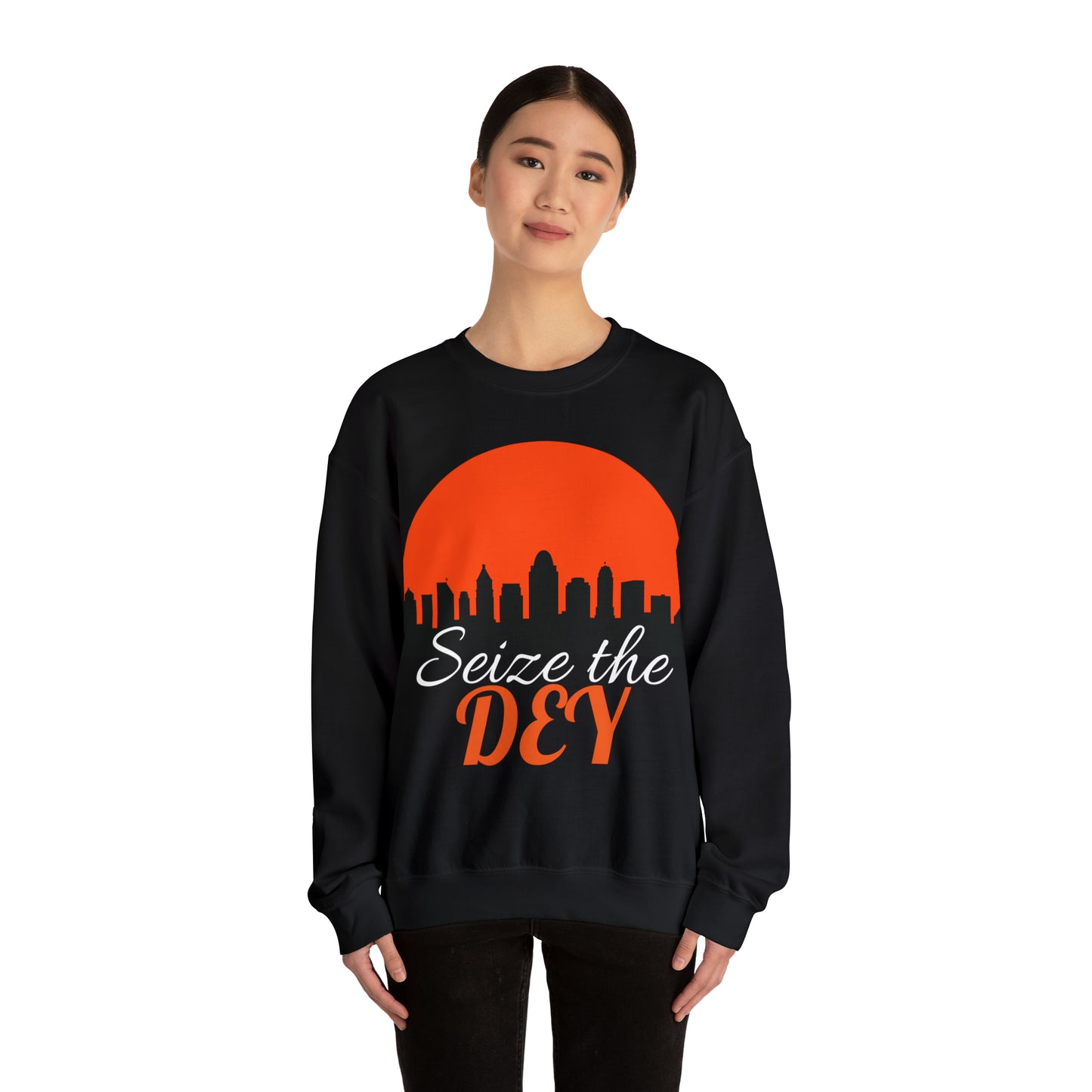 Seize the Dey Cincinnati Bengals Unisex Heavy Blend™ Crewneck Sweatshirt