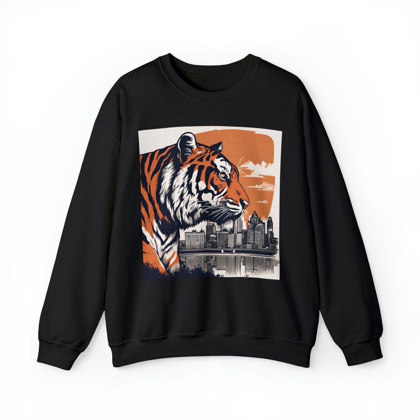 Cincinnati Tiger Cincinnati Bengals Unisex Heavy Blend™ Crewneck Sweatshirt