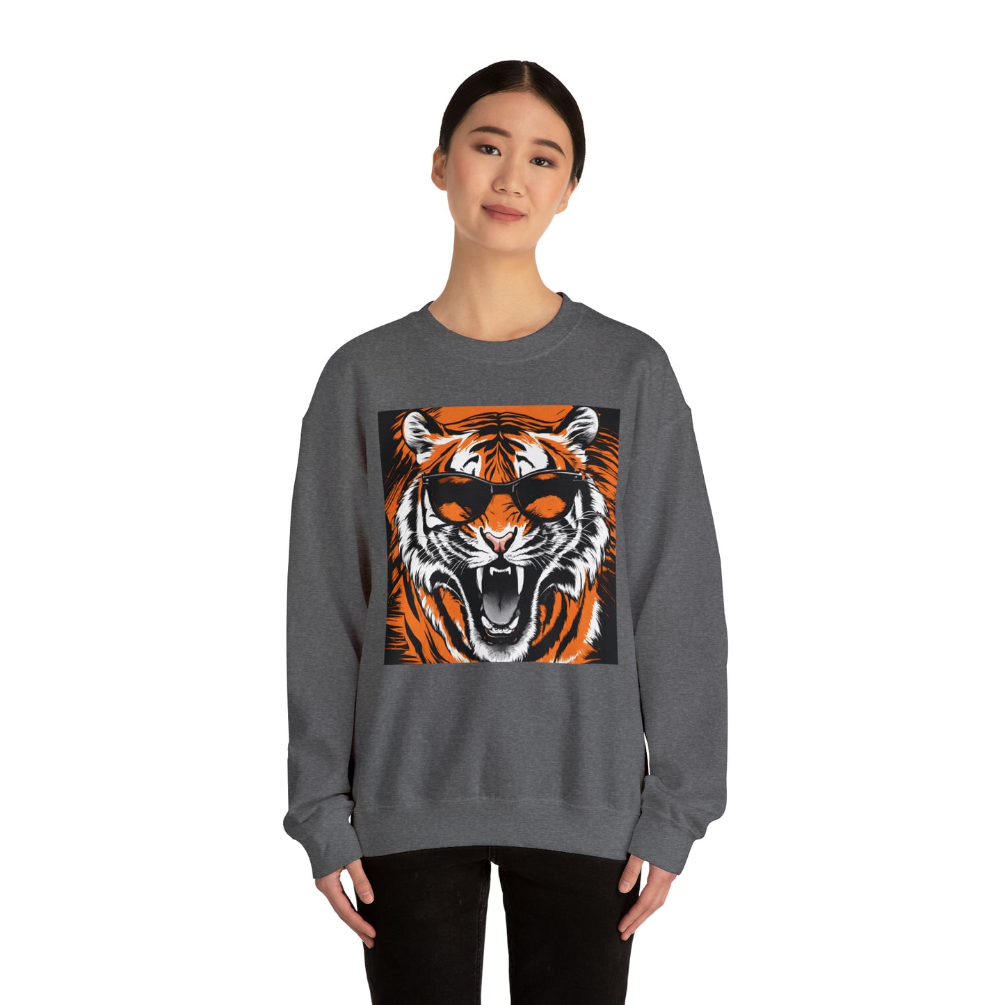 Cincinnati Tiger Sunglasses Cincinnati Bengals Unisex Heavy Blend™ Crewneck Sweatshirt