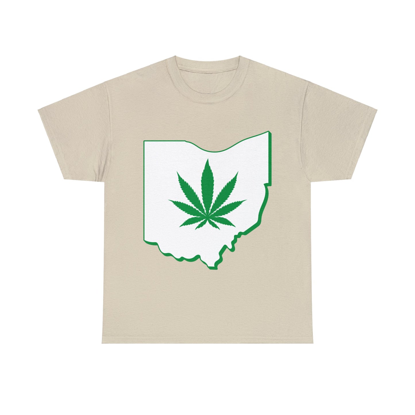 Ohio Marijuana Weed Unisex Heavy Cotton Tee