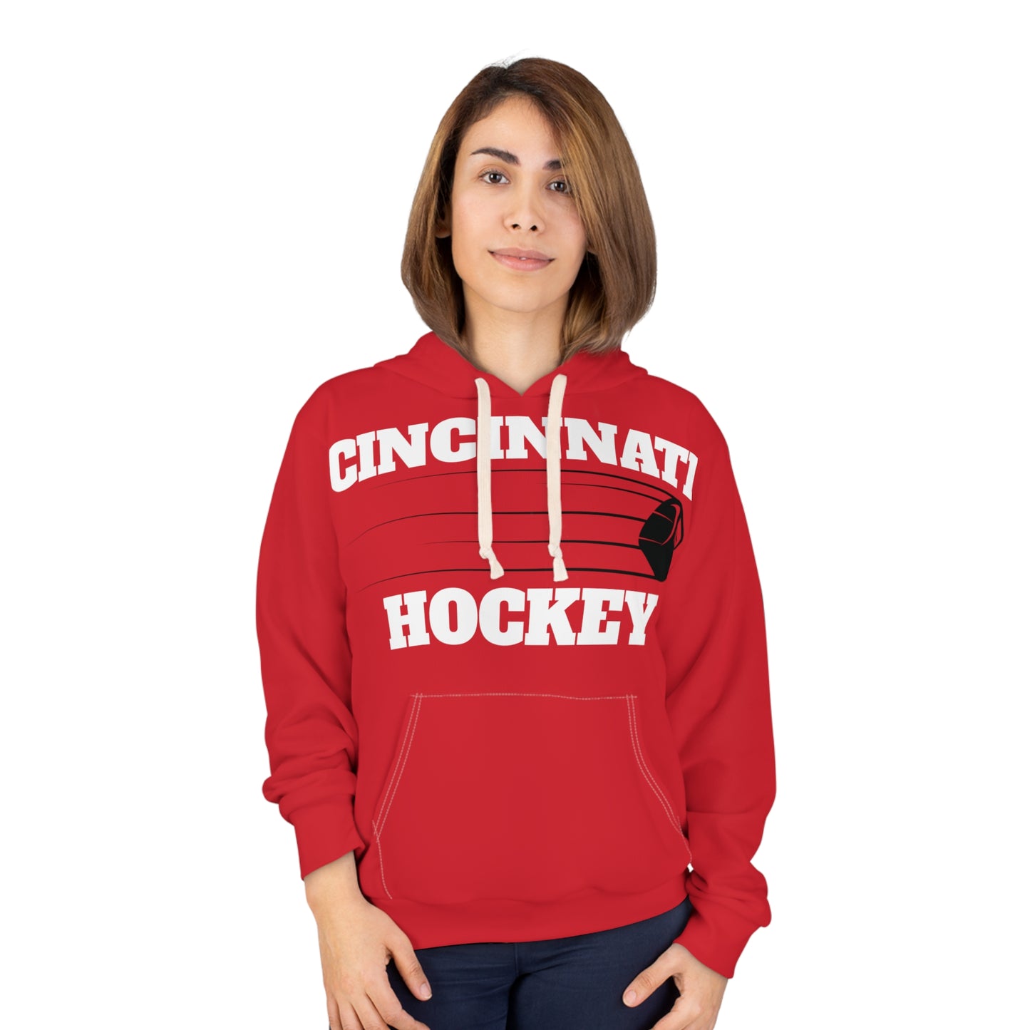 Cincinnati Hockey Unisex Pullover Hoodie