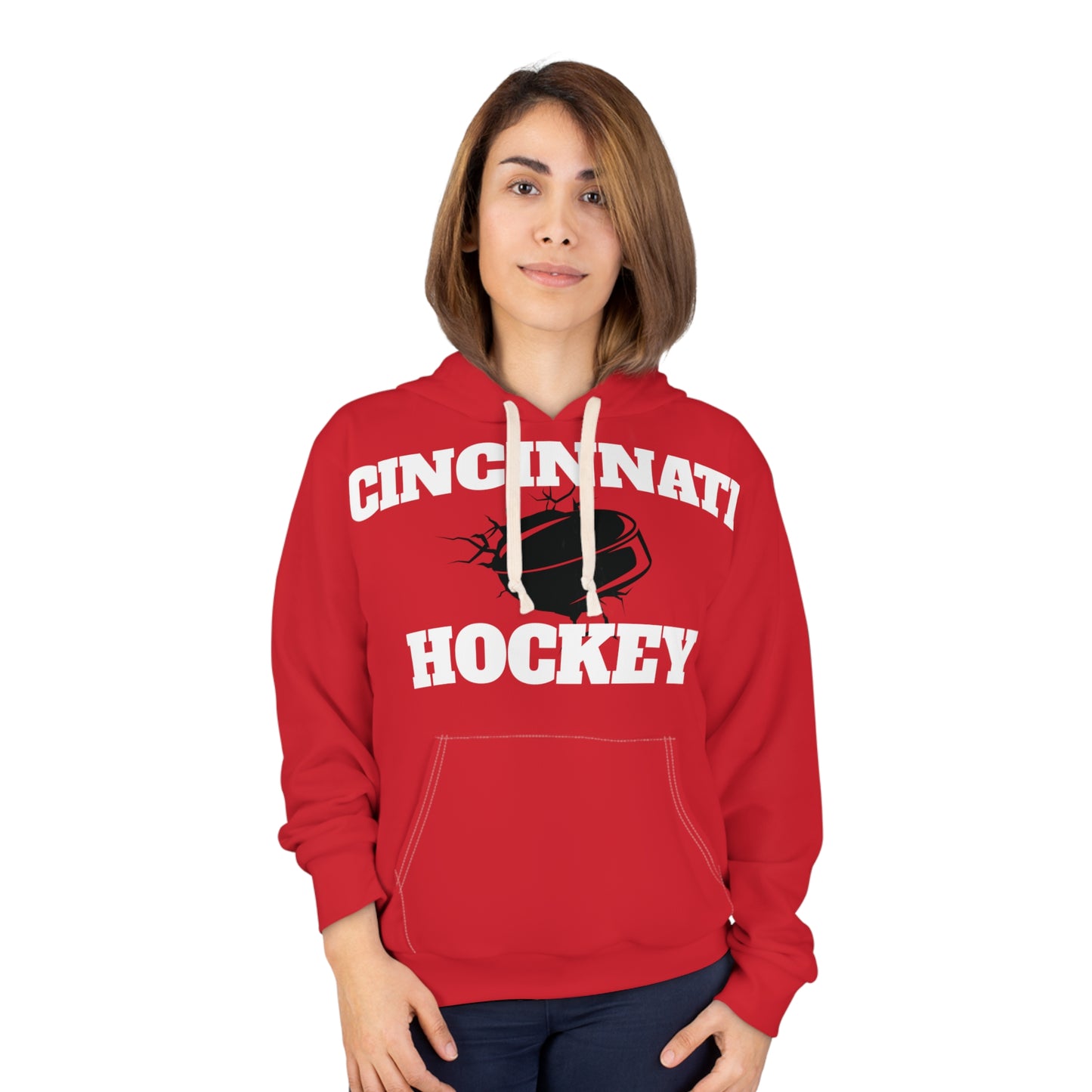 Cincinnati Hockey Unisex Pullover Hoodie