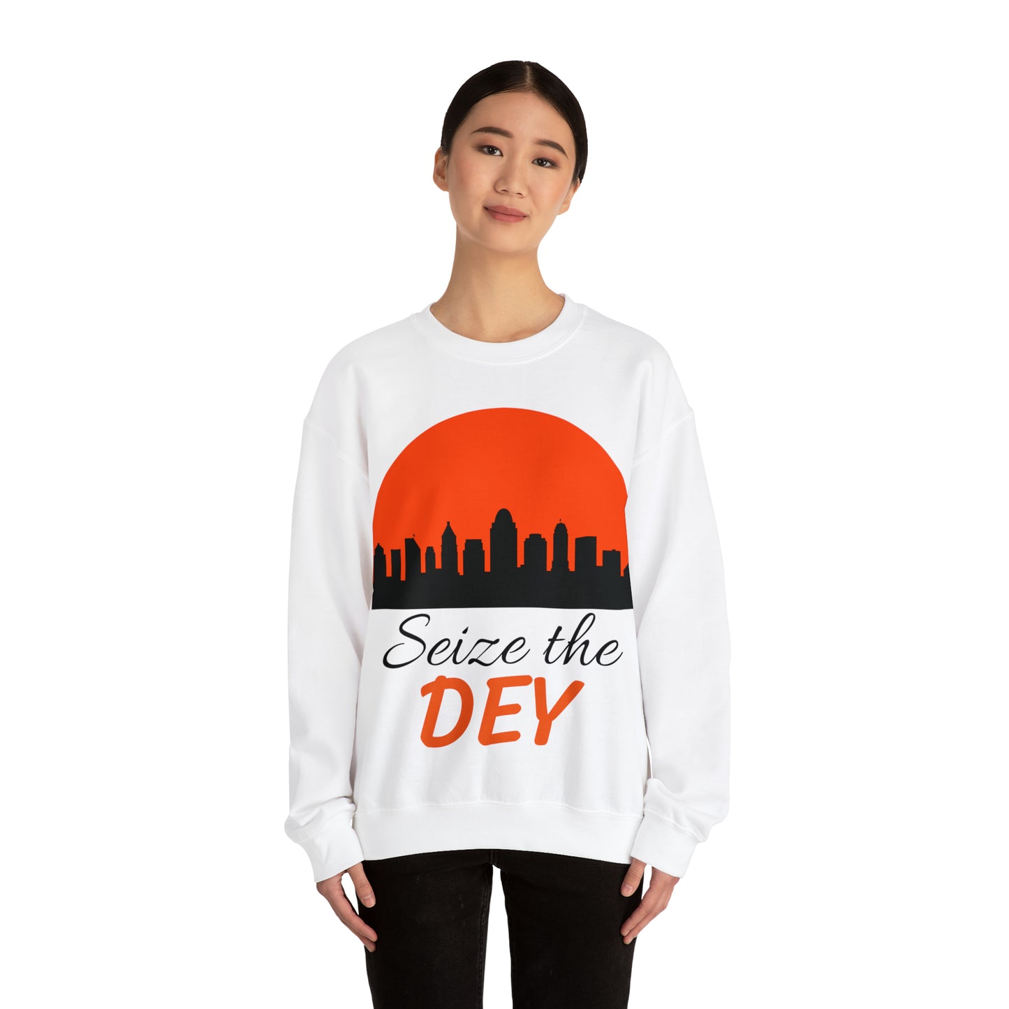 Seize the Dey Cincinnati Bengals Unisex Heavy Blend™ Crewneck Sweatshirt