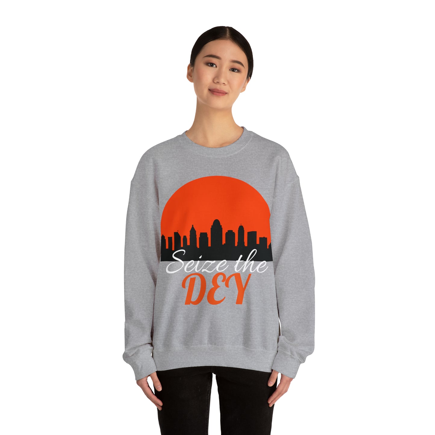 Seize the Dey Cincinnati Bengals Unisex Heavy Blend™ Crewneck Sweatshirt