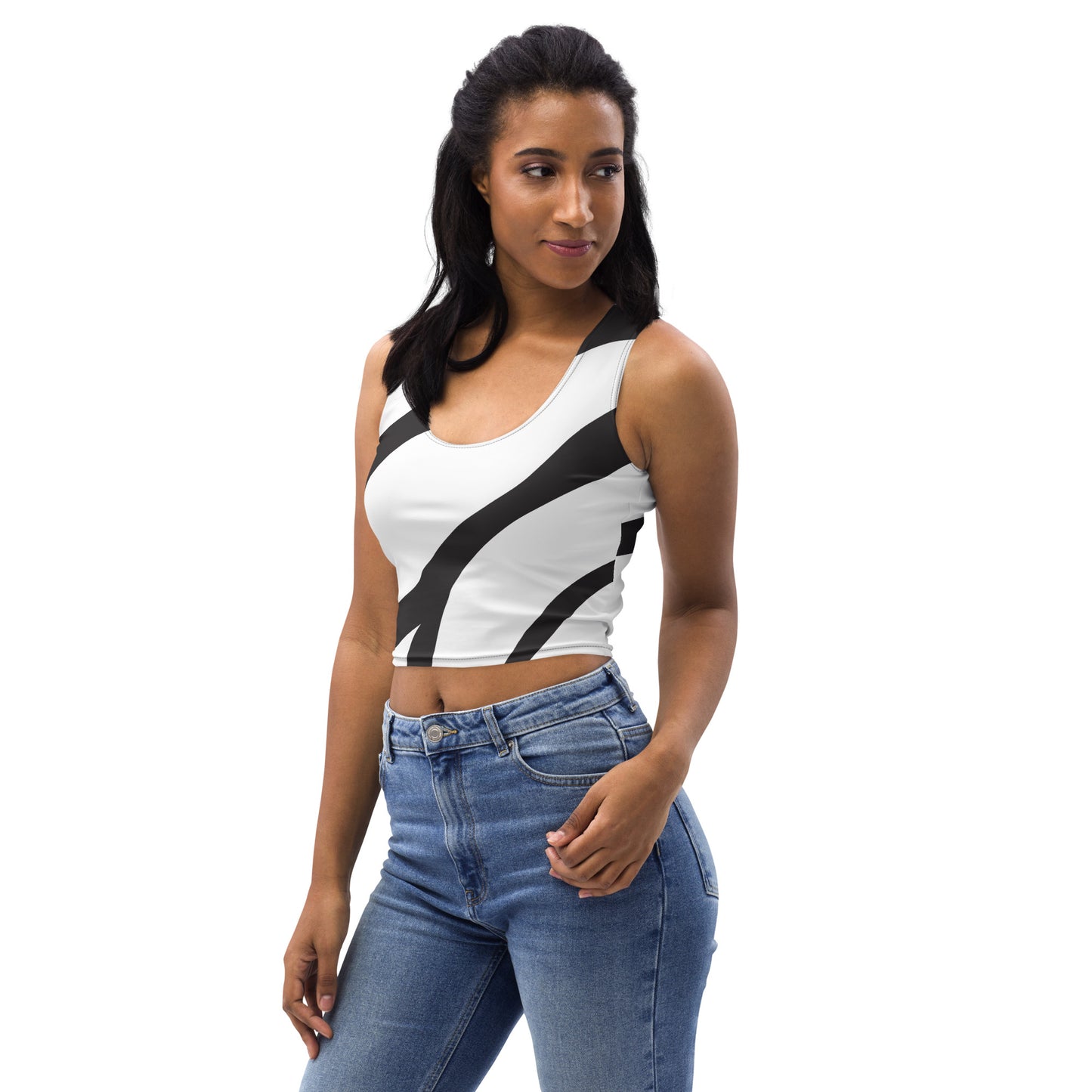 Cincinnati Bengals Tiger Stripe Women's Crop Top