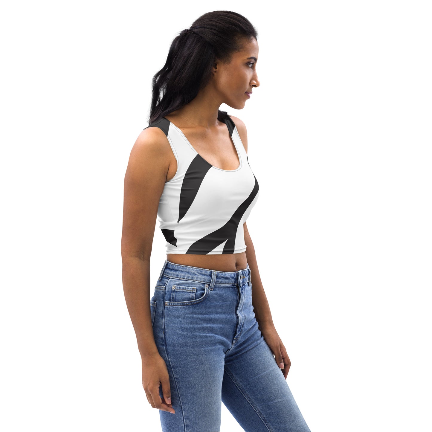 Cincinnati Bengals Tiger Stripe Women's Crop Top