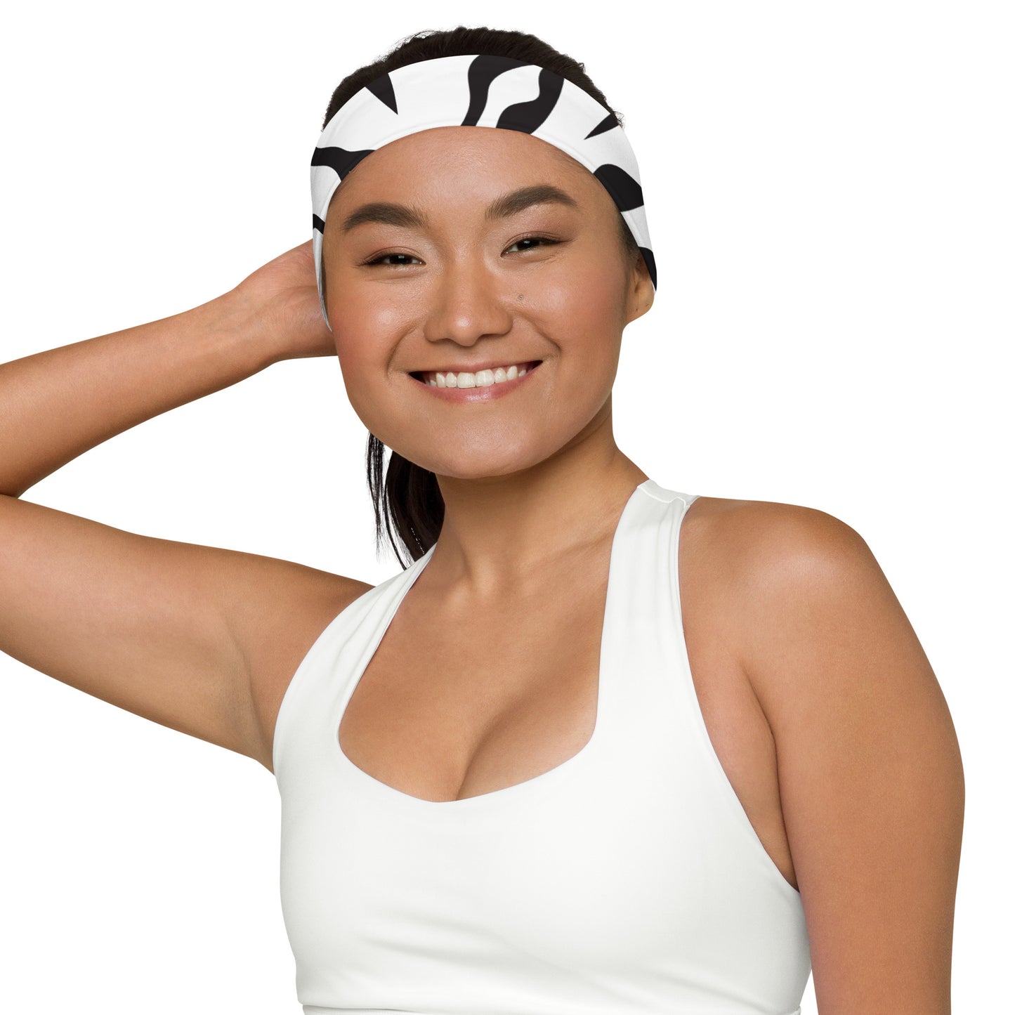 White Tiger Stripe Headband