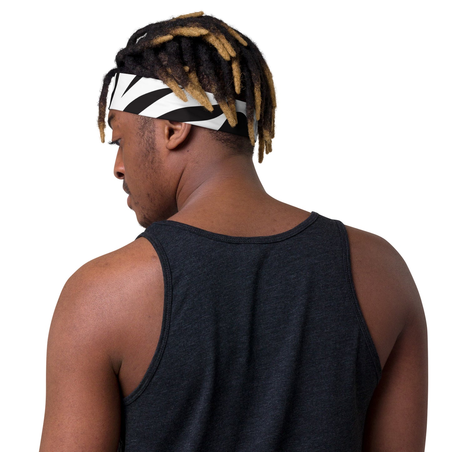 White Tiger Stripe Headband