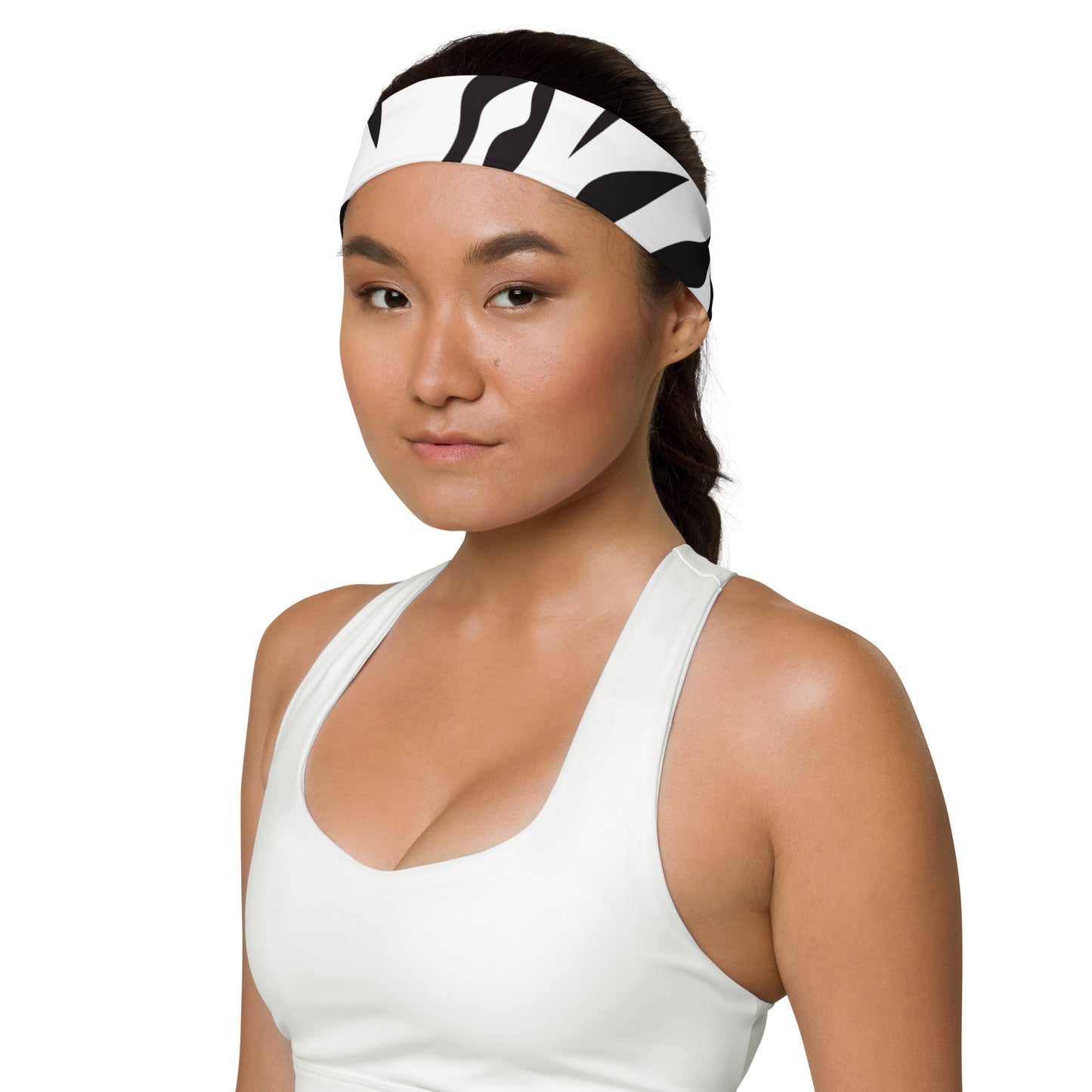 White Tiger Stripe Headband