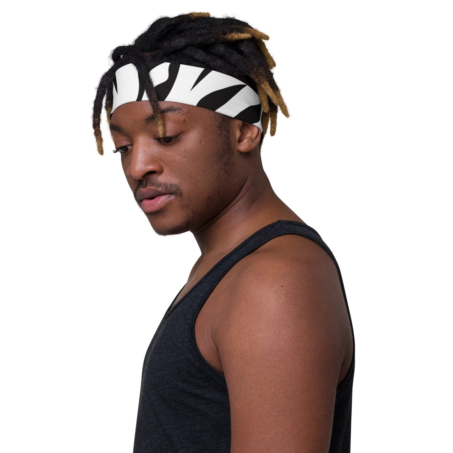 White Tiger Stripe Headband