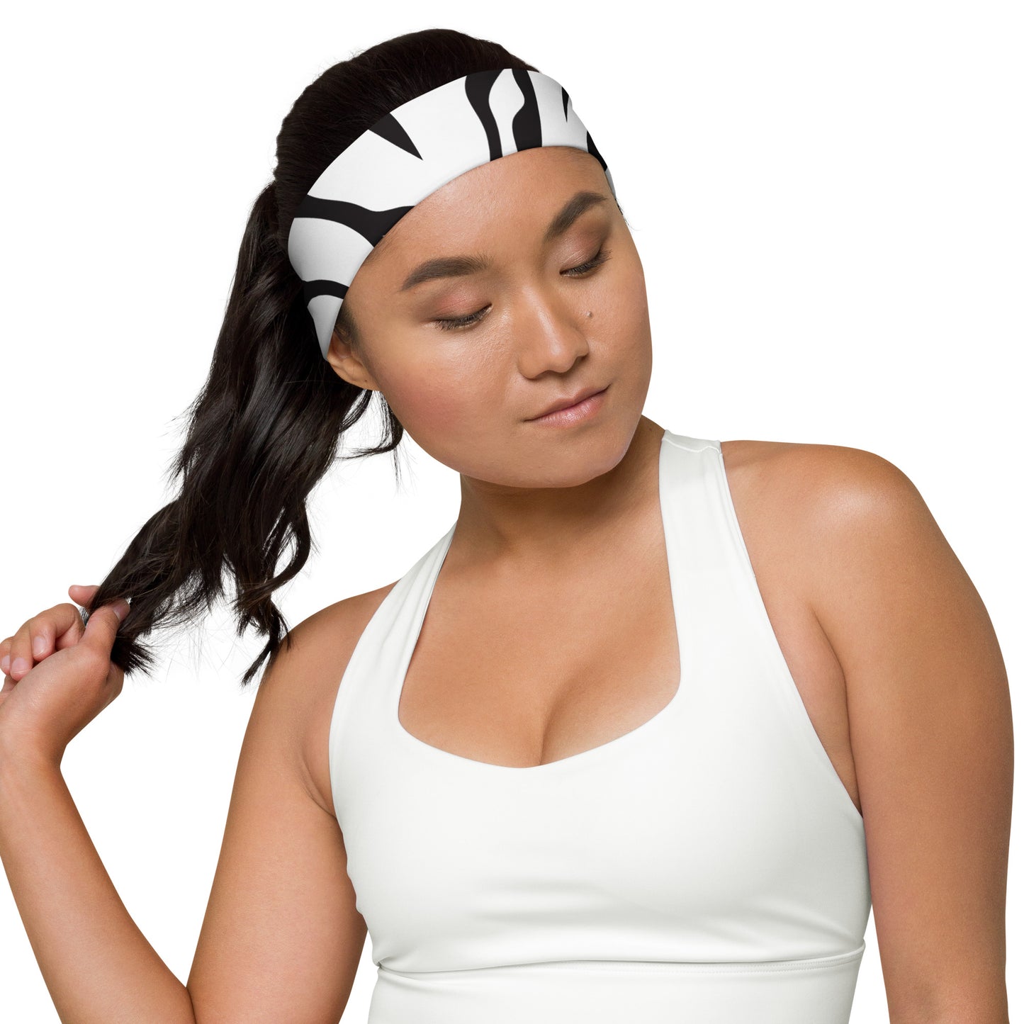 White Tiger Stripe Headband