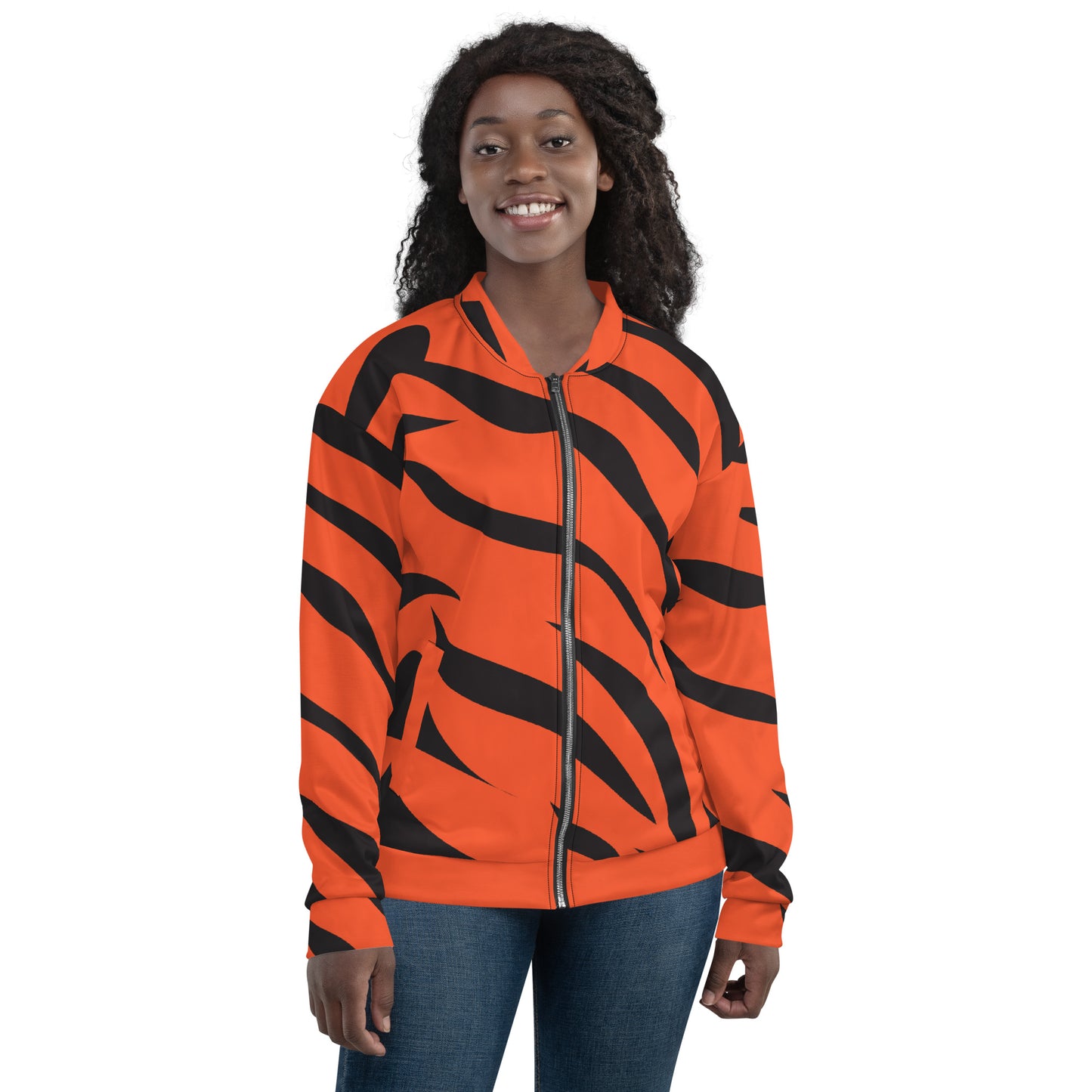 Cincinnati Tiger Stripe Unisex Bomber Jacket