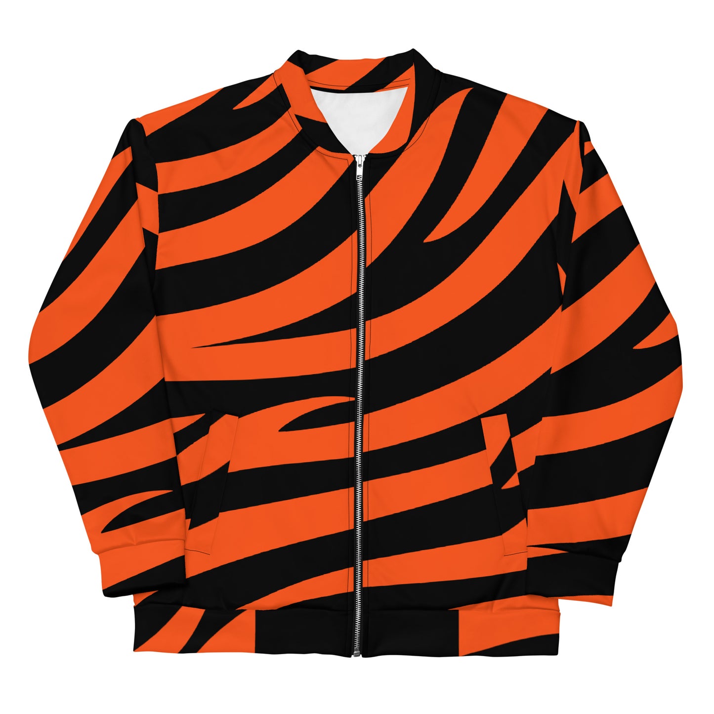 Tiger Stripe Cincinnati Bengals Unisex Bomber Jacket