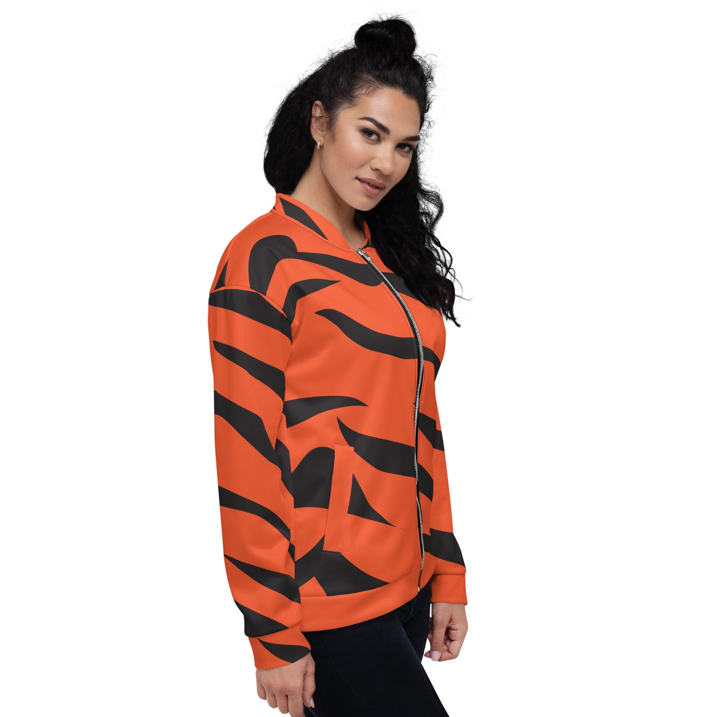 Cincinnati Tiger Stripe Unisex Bomber Jacket