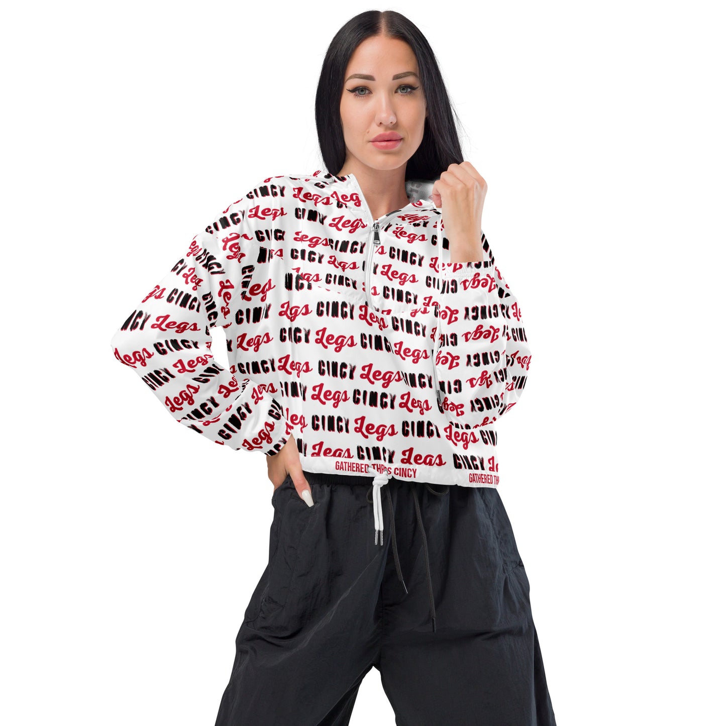 Cincy Legs Women’s Cropped Windbreaker