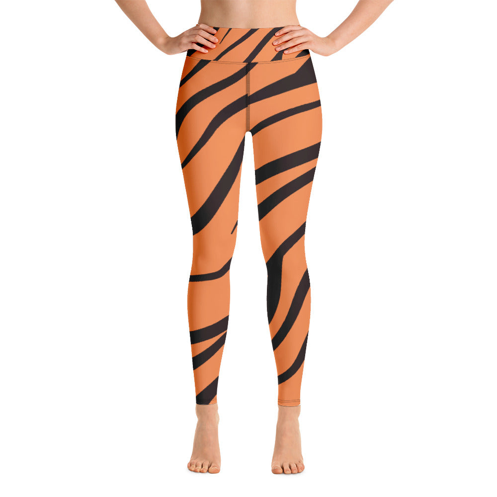 Cincinnati Bengals Tiger Stripe Yoga Leggings