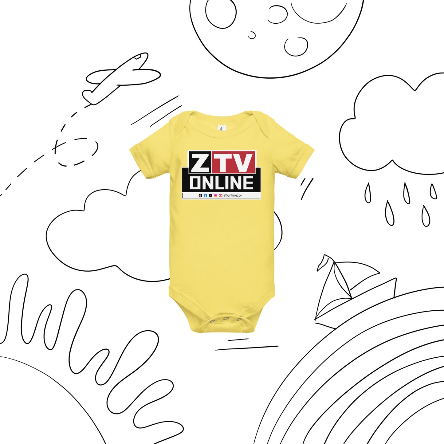 ZTV Online Baby Short Sleeve One Piece