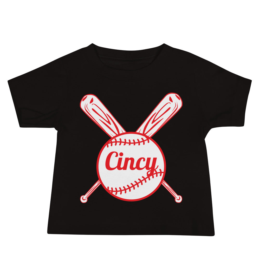 Cincy Cincinnati Reds Baseball Baby Jersey Short Sleeve Tee