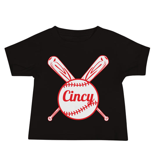 Cincy Cincinnati Reds Baseball Baby Jersey Short Sleeve Tee