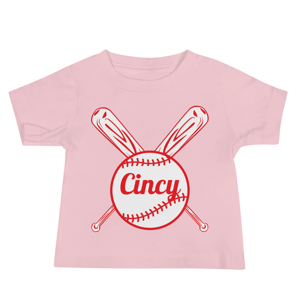 Cincy Cincinnati Reds Baseball Baby Jersey Short Sleeve Tee