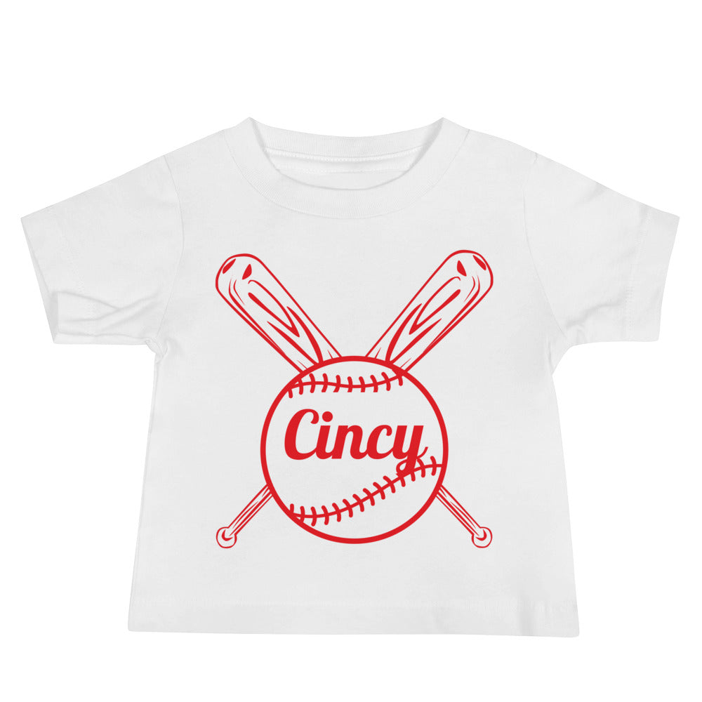 Cincy Cincinnati Reds Baseball Baby Jersey Short Sleeve Tee