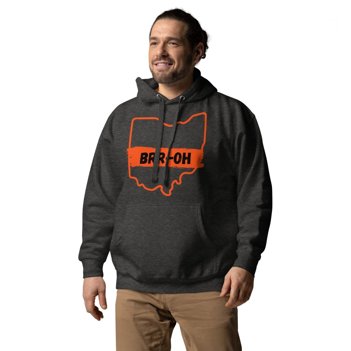 Brr - OH Cincinnati Ohio Unisex Hoodie - Gathered Threds Cincy - 