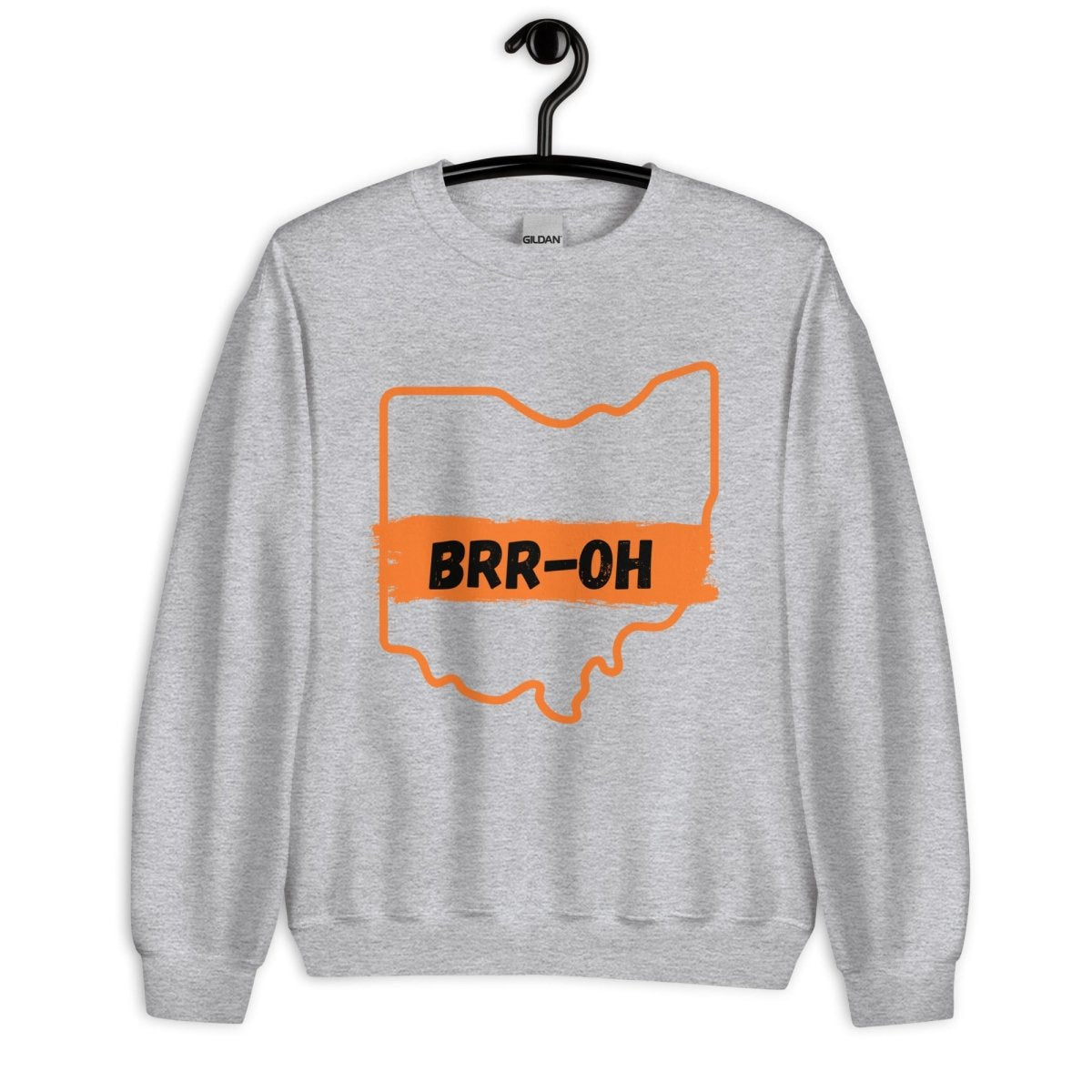 Cincinnati Bengals Joe Burrow BRR - OH Ohio Unisex Sweatshirt - Gathered Threds Cincy - 